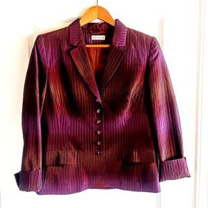 Vintage Weinberg France Ombre Ribbed Blazer Jacket